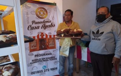 Donación de roscas de reyes por parte de “Panadería Casa AYABS”